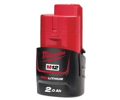 Milwaukee M12 B2 Akku 12 V 2,0 Ah / 2000 mAh Li-Ion ( 4932430064 ) Original NEU