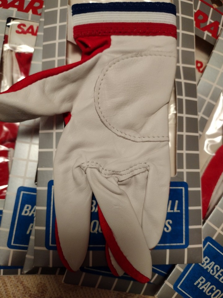 9 Vintage Saranac Batting Glove Adult Ladies Right Hand Small In
