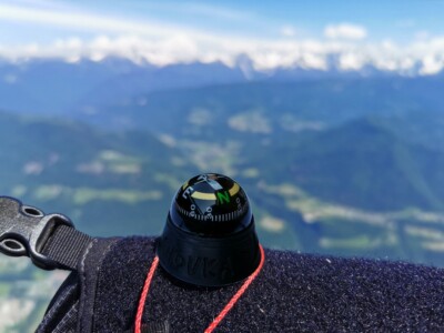 Bussola Variometro CHOUKA Per Parapendio | Strumento Da Volo | Prodotto In Francia | Colore Nero