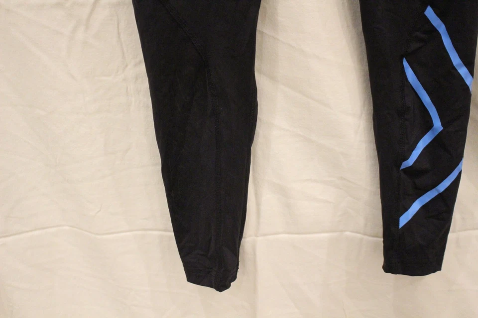 2XU Tights Women's Size XS XSMALL BLACK/BLUE NEW NO TAGS - Image 2 of 4