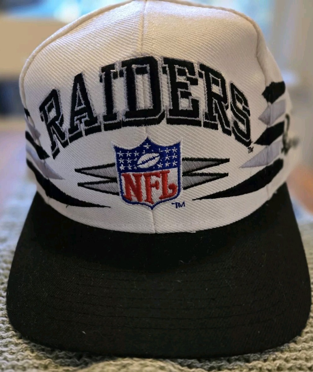 Vintage Raiders Snapback Diamond Logo Athletic Wool Hat 90s Pro 
