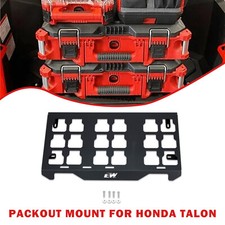 Cargo Bed for Milwaukee Packout Mount Compatible w/ Honda Talon Large 1.5 Black
