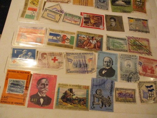 185 Vintage used Hondurus Stamps Nice Centering Very Fine - Picture 7 of 17