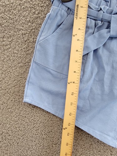 Grayson Threads Kids The Label Tie-Belt Twill Shorts Big Girls XL 16 Blue PullOn - Picture 9 of 17