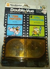 VIEW MASTER DOUBLE VUE PINK PANTHER THE INSPECTOR 2 FILMS IN ONE 1978