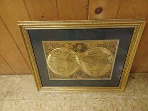 Nova Totivs Terrarvm Orbis Geographica Tabvla Gold Foiled World Map