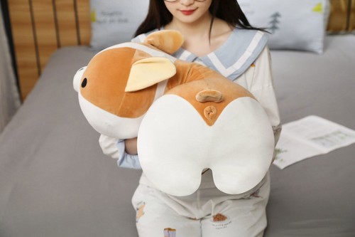 40-80cm Corgi Dog Plush Toys Stuffed Animal Dog Pillow Soft Doll Gift for Kids - Picture 9 of 16