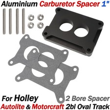 Carburetor Spacer 1" For 2 barrel Holley Motorcraft Autolite 4412 2150 2300 Carb