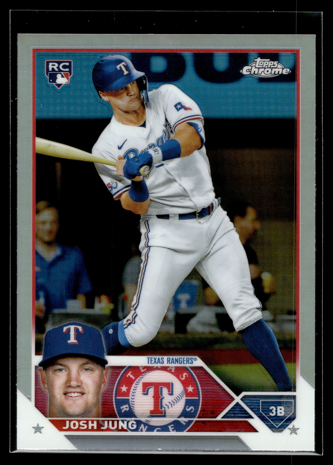 Josh Jung 2023 Topps Chrome Refractor Rookie A Card #93