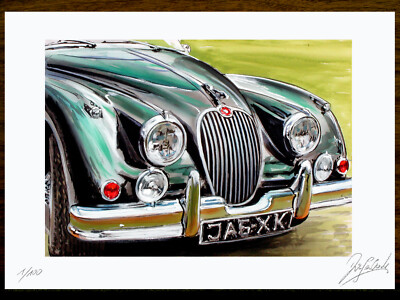 Original Art Graphic ''''JAGUAR'''' Graphic Graphic Graphic Signed Limit.