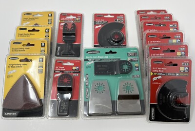 Warrior 36 Piece Multi Tool Blade Lot Oscillating Accessories Kit Multitool