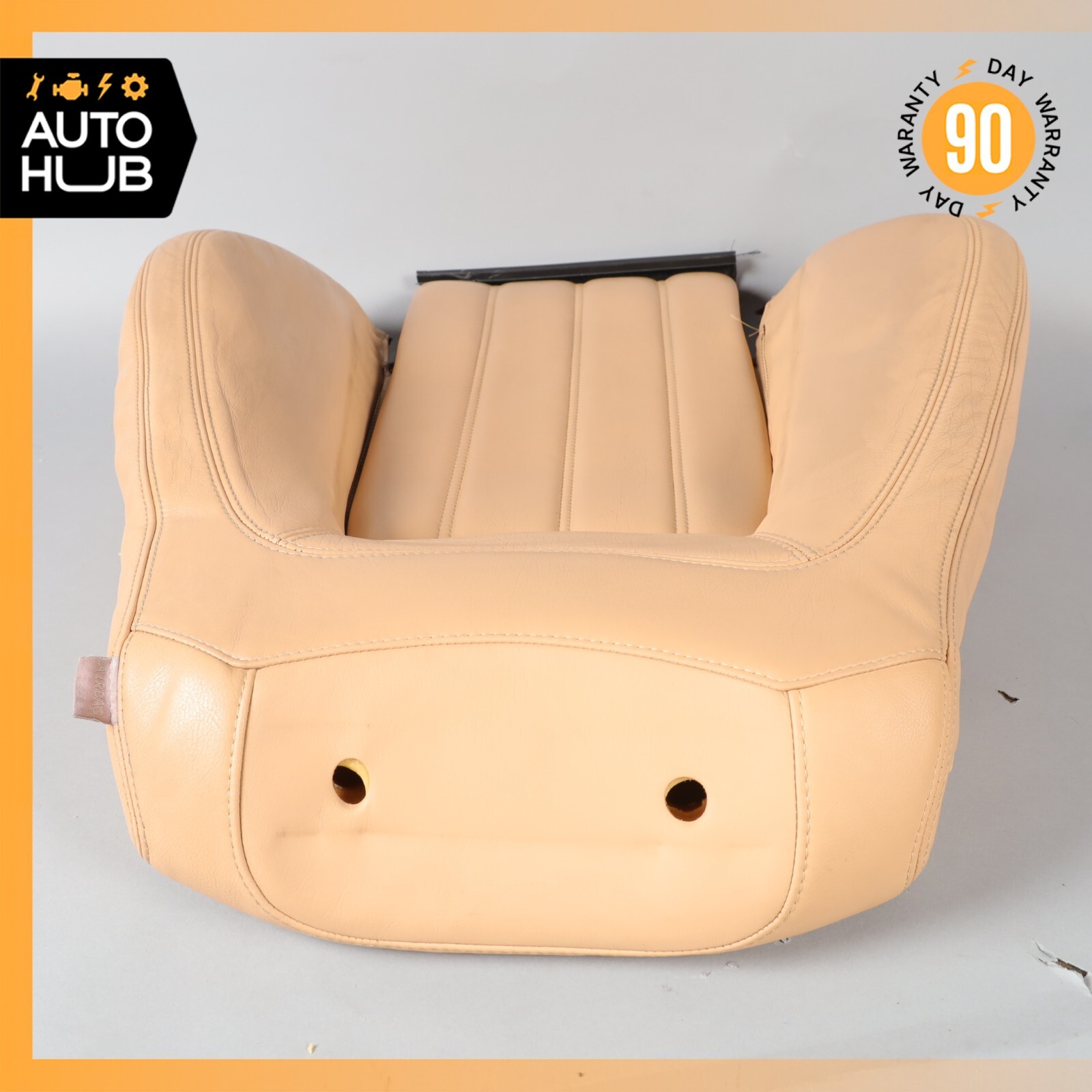08-12 Maserati GranTurismo M145 Front Left Side Top Upper Seat Cushion Beige OEM