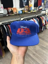 Vintage The Mighty Ducks D3 Disney Movie Promo SnapBack Hat Hockey 1996 RARE