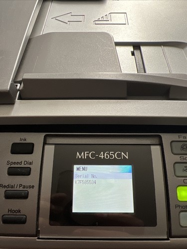 Brother MFC-465CN Color Inkjet All-in-One Printer Ink Included *READ* - Picture 3 of 20