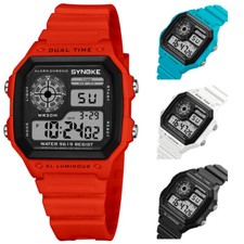 Fashion Men's Sports Watch LED Large Digital Waterproof Multifunction Wristwatch