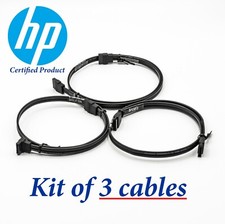 New HP Certifiied Kit of 3 SATA III cables by FOXCONN 18", 19.5", 24" length 