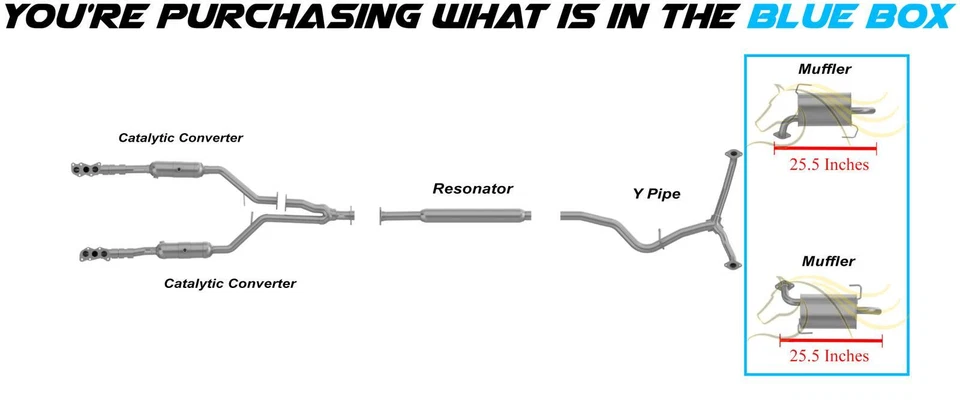Par de silenciadores de escape de acero inoxidable para: Subaru Tribeca 2008-2014 3,6 L Foto 3 de 4