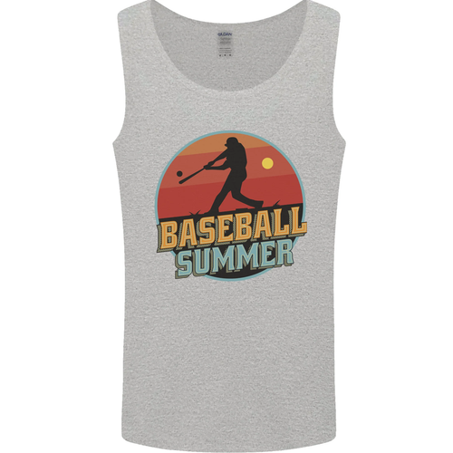 Baseball Summer Mens Vest Tank Top - Picture 4 of 5