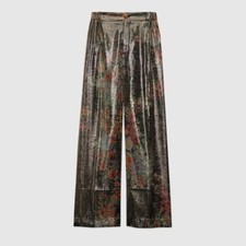 Gucci Nojum Floral Print Silk Trousers pants - With Tags- RRP$2,900 AUD