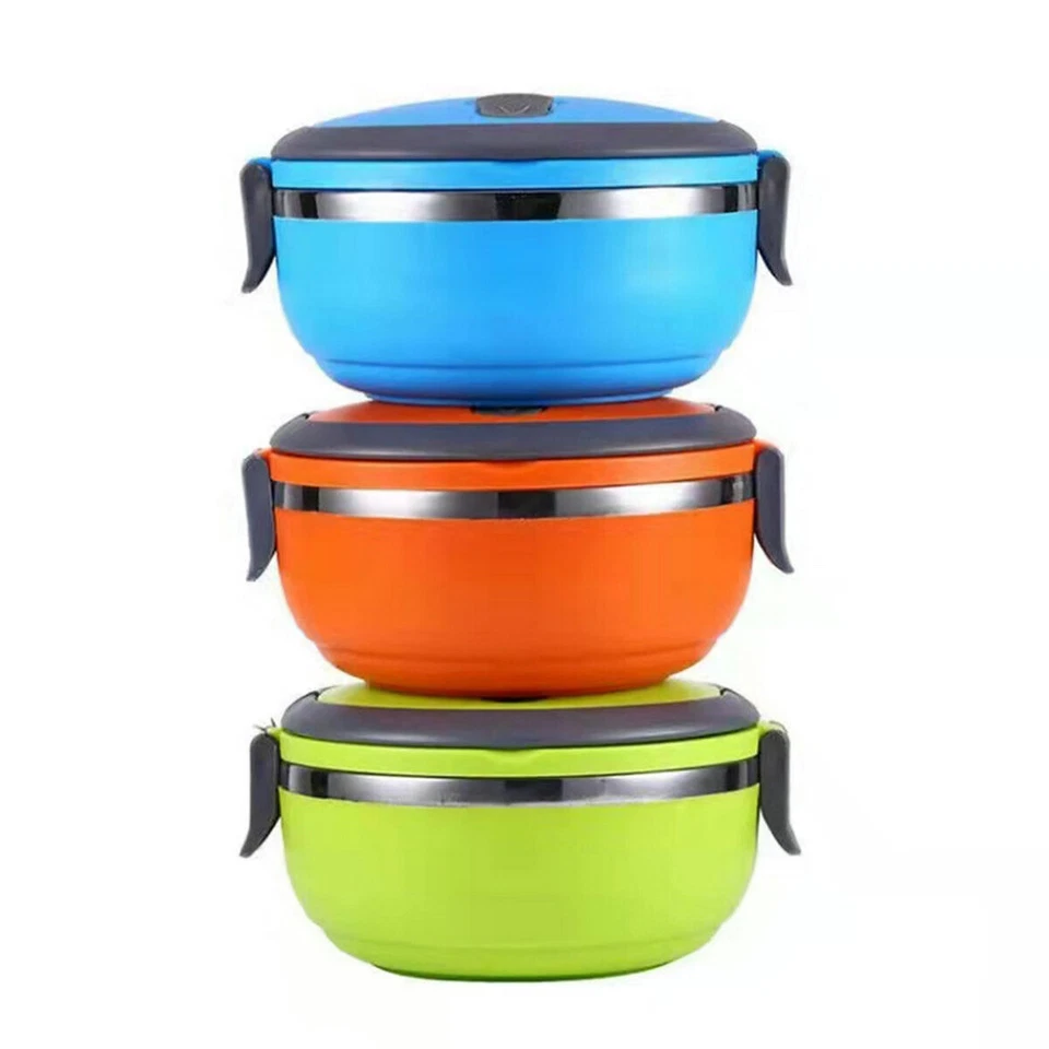 Termo Frasco de vacío de alimentos calientes Lonchera Almacenamiento aislado Sopa de calor a prueba de fugas Foto 3 de 4