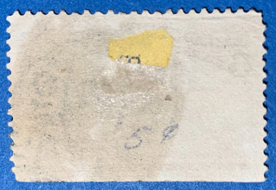 Estampilla de Estados Unidos #233 SCV $8 azul 4 centavos colombiana Foto 2 de 2