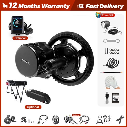 BAFANG BBS02B 48V 750W Mid Drive Motor Conversion Kit electric bike LCD  68mm | eBay