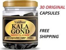 Vaidban Kala Gond 30 CAPS ( kal niryas ) Gond free shipping usps