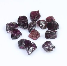 Natural Purple Garnet Rough Lot For Cutting B...