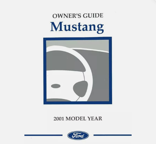 2001 Ford Mustang Besitzer Bedienungsanleitung Handbuch-image