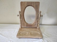 Ancienne Coiffeuse de table en bois sans le miroir