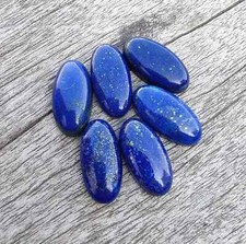 AAA Natural Lapis Lazuli Cabochon Long Oval Shape Loose Gemstone