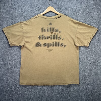Vintage Nike ACG Shirt Mens XL Brown Spell Out 90s All Conditions Gear Ride On