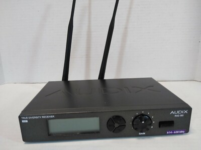 Audix RAD 360 UHF True Diversity Receiver 614-382 MHz NO POWER SUPPLY ...