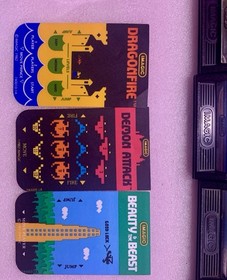 INTELLIVISION IMAGIC 5 GAME LOT/ATLANTIS/NOVA BLAST/DEMON ATTACK/DRAGONFIRE/B.&B
