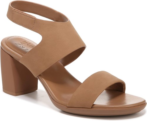 Naturalizer Women's Trace Ankle Wrap Sandal Cookie Dough 9W