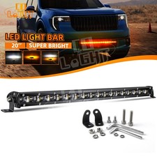 Auxbeam 20 Led Strobe Amber White Work Light Bar For Ford Maverick 2025 New 4wd