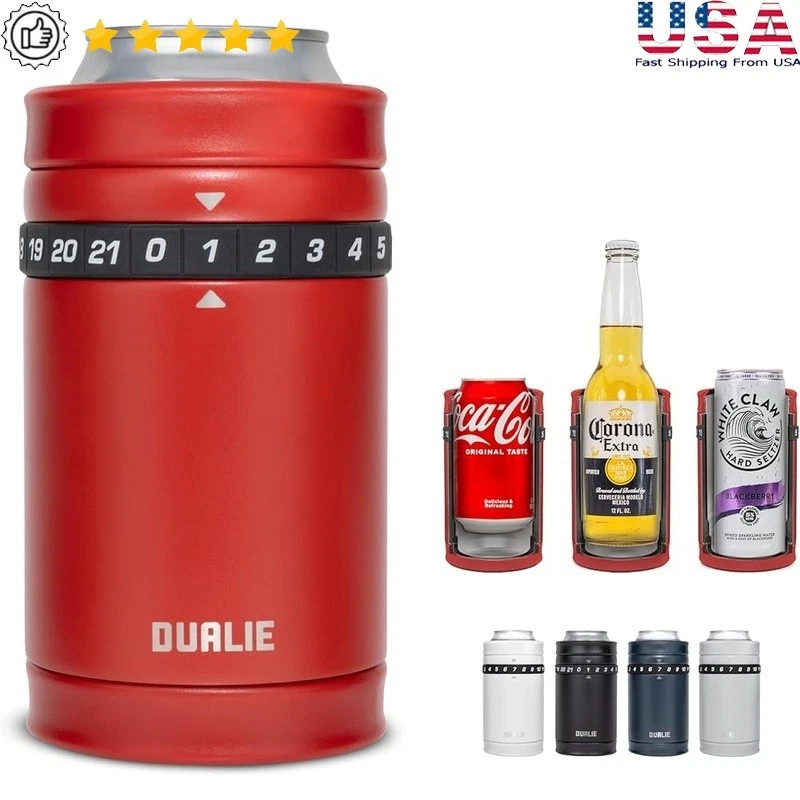 Insulated Can Cooler W/ Score Counter Fits Bottles & Cans Tailgate Beach New
