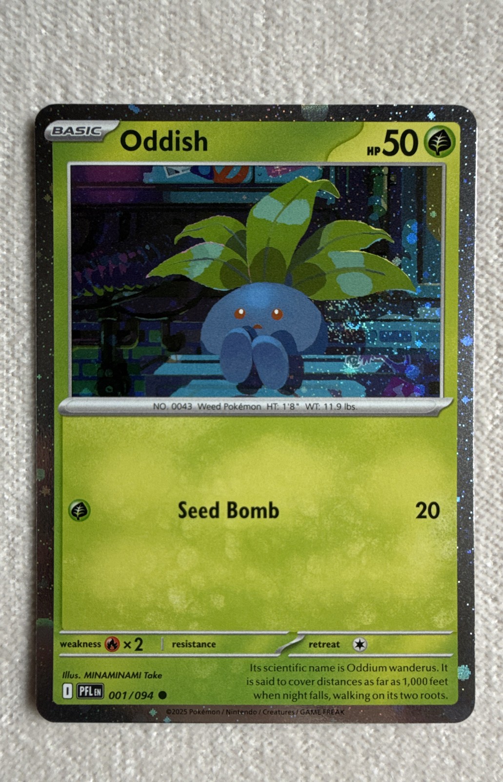Oddish (Cosmos Holo) 001/094 Miscellaneous Cards & Products Holo
