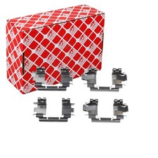 FEBI MONTAGE-SATZ BREMSBELÄGE ZUBEHÖR HINTEN VORNE passend für HONDA CITY CIVIC 