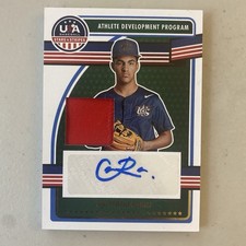 2023 USA Baseball Stars & Stripes Materials Prime 6/25 Christopher Reali Auto