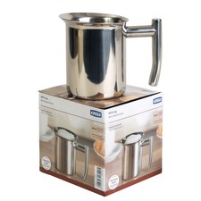 Milchkännchen Edelstahl 400ml Milchkanne Auf...
