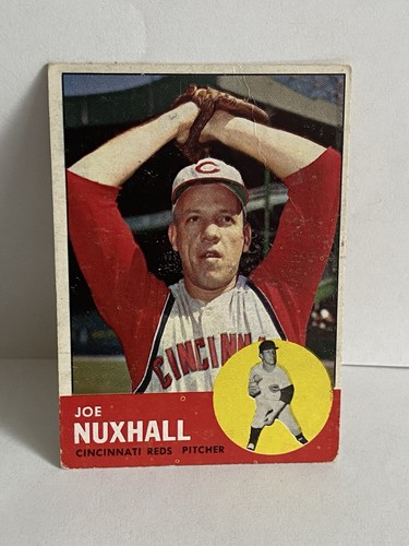 Joe Nuxhall 1963 Topps #194 Cincinnati Reds - Bild 1 von 3