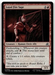 Loyal Fire Sage #242 (Foil) - Avatar: The Last Airbender: Eternal-Legal