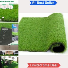 Artificial Grass Turf 4 FT by 10 FT Realistic Synthetic Mat Lawn Garden Patio