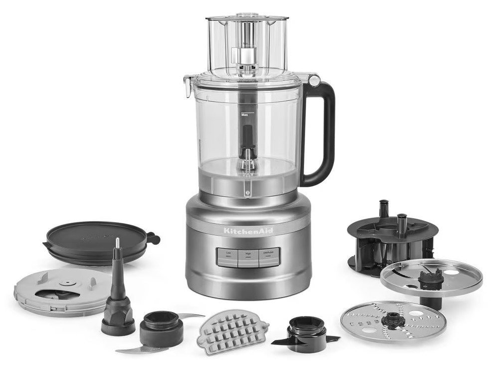 KitchenAid KFP1319CU 13 Cup Processor - Exact Slice System, Contour Silver
