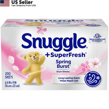 Snuggle SuperFresh Fabric Softener Dryer 200 Count Pack of 1 , Lavender