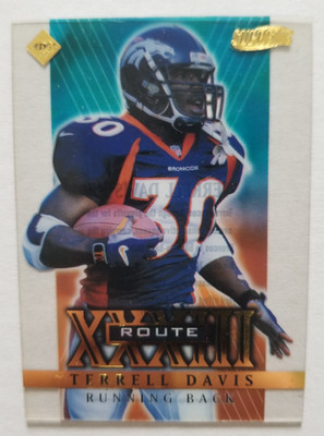 1999 Collectors Edge Supreme Route XXXIII Terrell Davis R10 /1000 Denver Broncos
