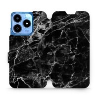 HandyhüLle Mit Klappe FüR Realme C63 4G Mobiwear Case Flip Cover Etui Schwarz