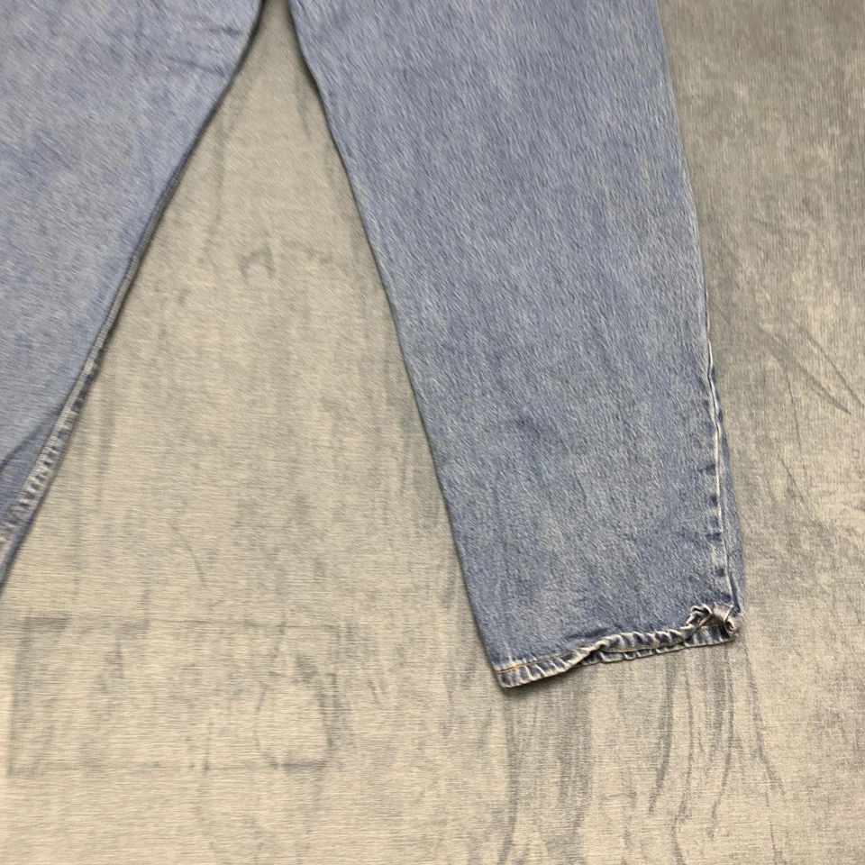 Faded Glory Jeans Mens 46x30 Blue Denim Cotton Relaxed Fit Straight Leg Outdoor - Image 2 of 4