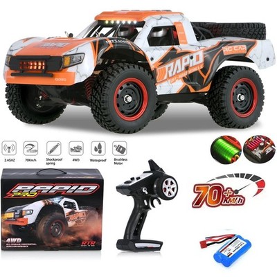 1:14 4WD Brushless 70KM/H High Speed RC Car Remote Control Car RC Drift Truck